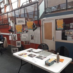 Vue du stand de l'association Pantin à Roulettes